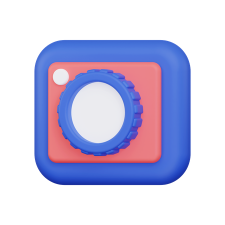 Câmera  3D Icon