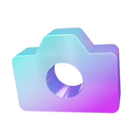 Caméra  3D Icon