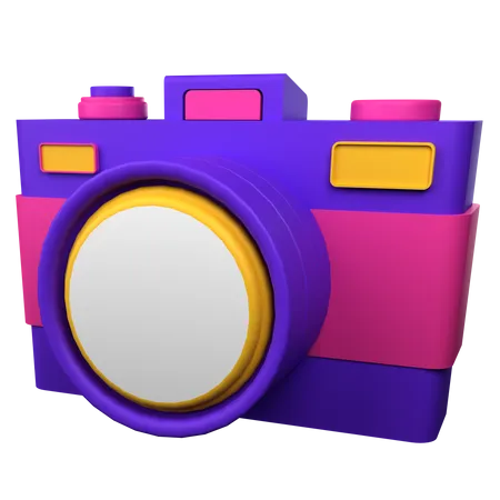 3 D Illustration Digital Camera Object 3D Icon