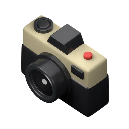 Camera Retro Electronics 3 D Icon Render 3D Icon