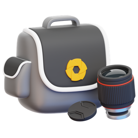 Camera Bag  3D Icon