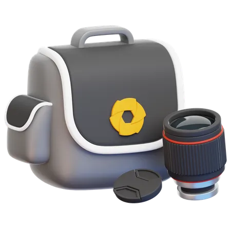 Camera Bag  3D Icon