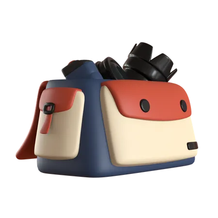 Camera Bag  3D Icon