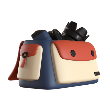 Camera Bag  3D Icon