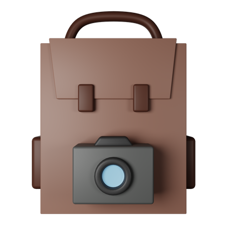Camera Bag  3D Icon