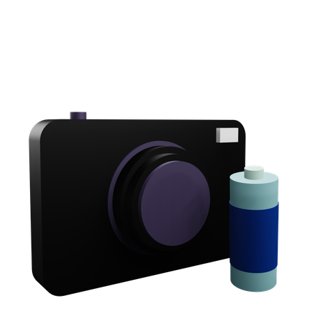 Camera Battery  3D Icon