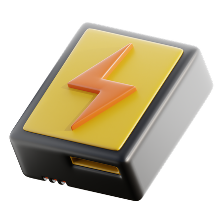 Camera Battery  3D Icon