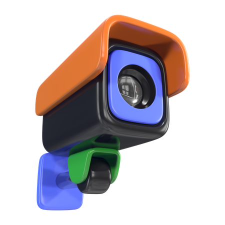 Câmera CCTV  3D Icon