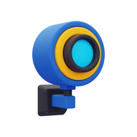 Câmera CFTV  3D Icon