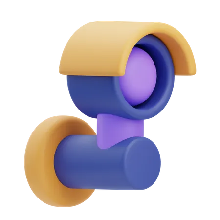 Câmera CFTV  3D Icon