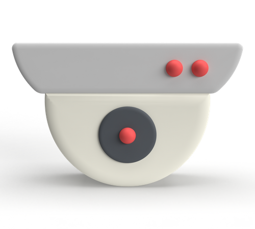 Câmera CFTV  3D Icon