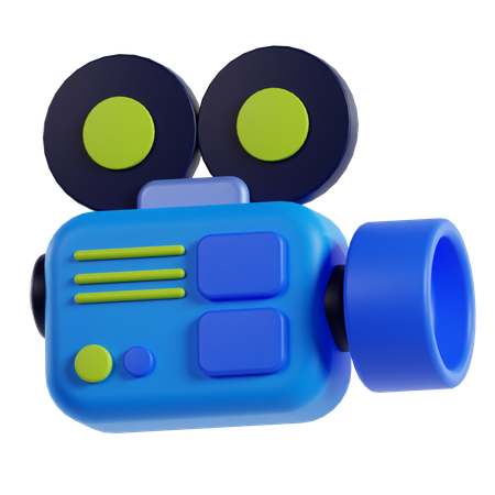 Camera Cinema  3D Icon