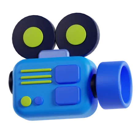 Camera Cinema  3D Icon