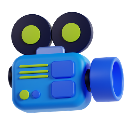 Camera Cinema  3D Icon
