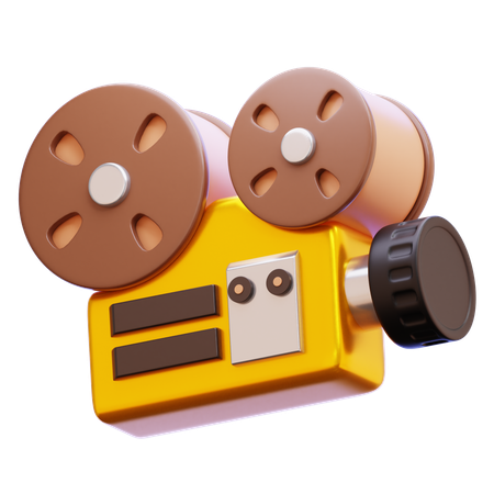 Câmera cinematográfica  3D Icon