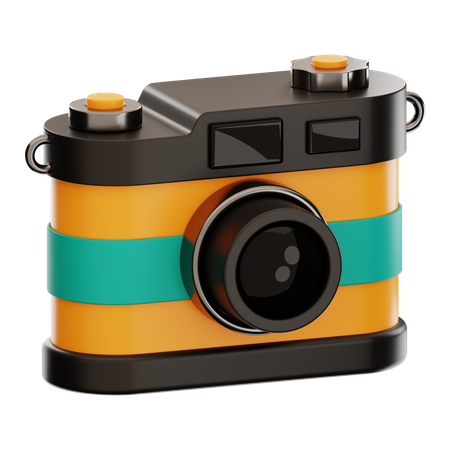 Câmera compacta  3D Icon