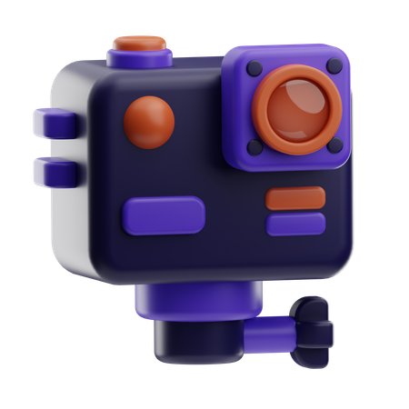 Caméra d'action  3D Icon