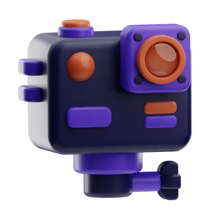 Caméra d'action  3D Icon