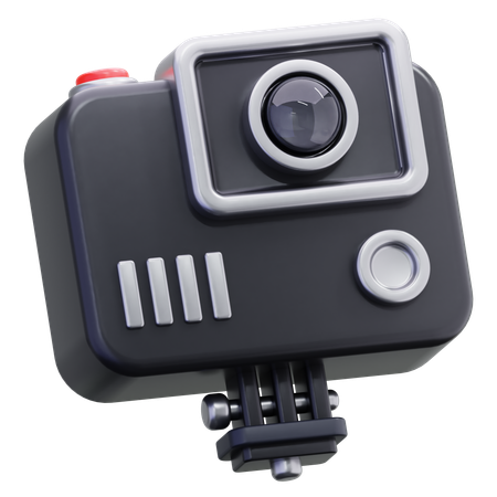 Caméra d'action  3D Icon