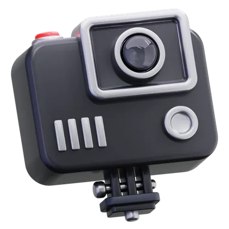 Caméra d'action  3D Icon