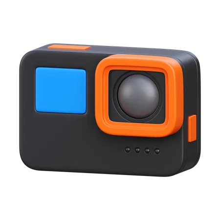 Caméra d'action  3D Icon