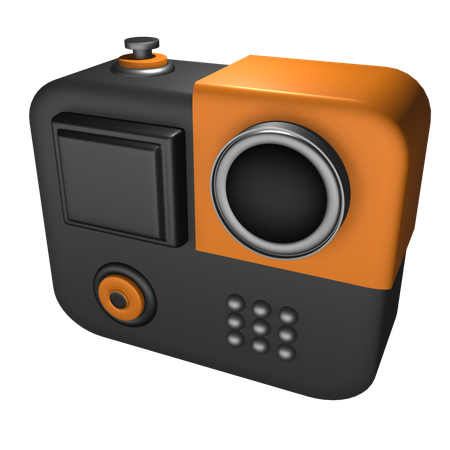 Caméra d'action  3D Icon