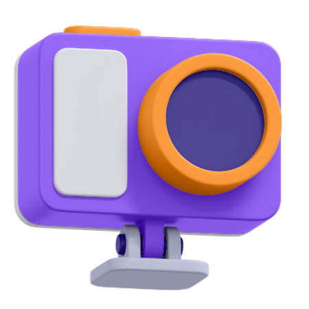 Caméra d'action  3D Icon