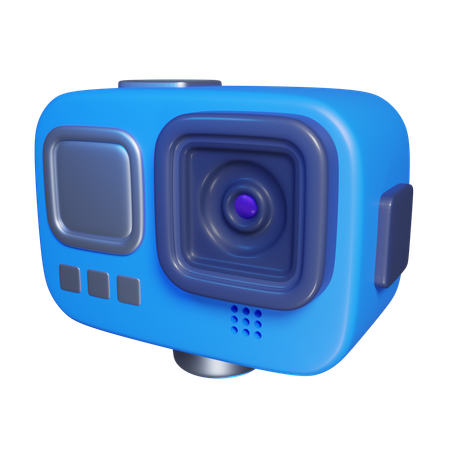 Caméra d'action  3D Icon