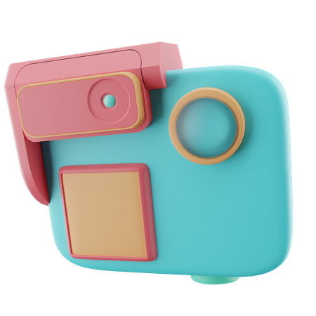 Caméra d'action  3D Icon