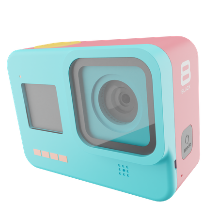 Caméra d'action  3D Icon