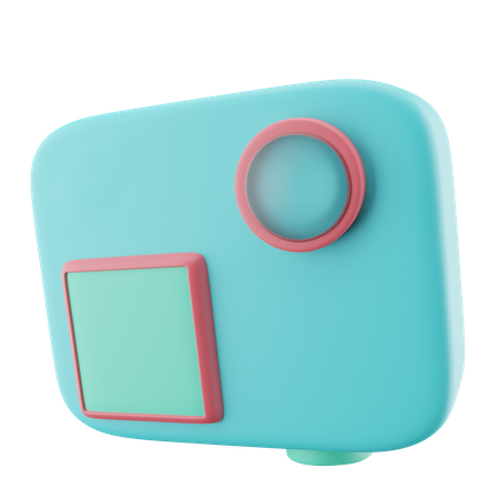 Caméra d'action  3D Icon