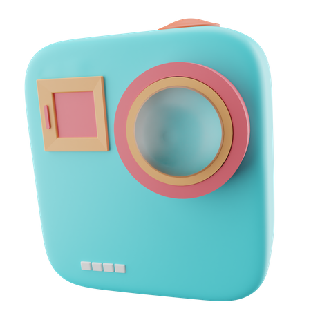 Caméra d'action  3D Icon