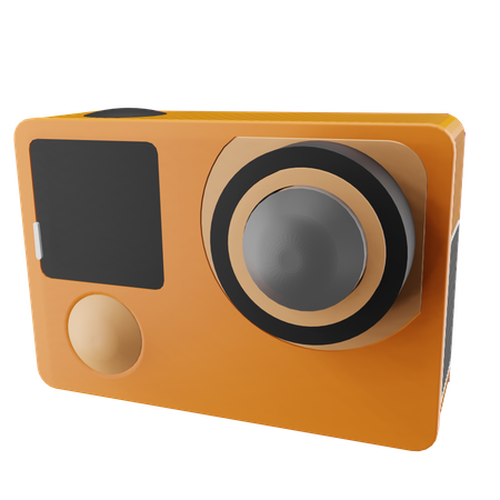 Caméra d'action  3D Icon