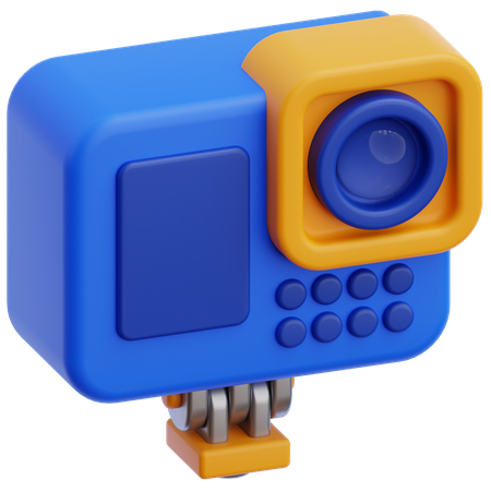 Caméra d'action  3D Icon