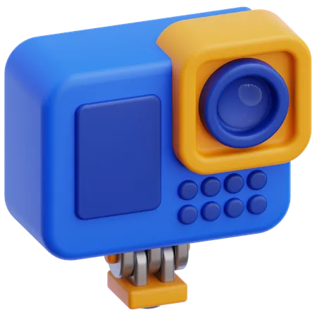 Caméra d'action  3D Icon