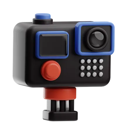 Câmera de ação  3D Icon