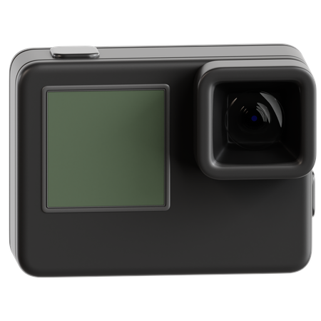 Câmera de ação  3D Icon