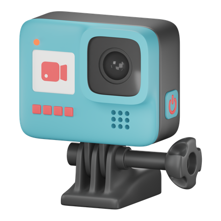 Câmera de ação  3D Icon