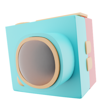 Câmera de ação  3D Icon