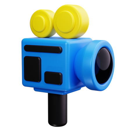 Caméra de cinéma  3D Icon