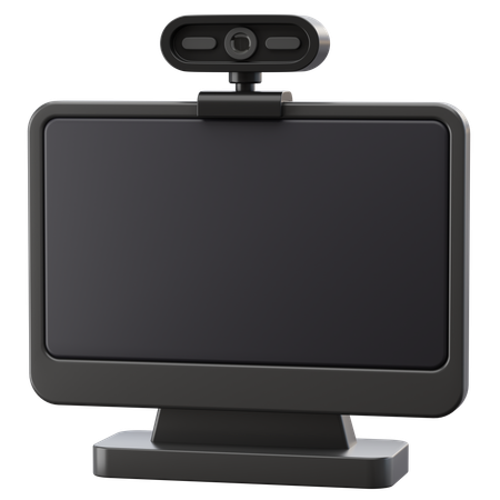 Câmera de computador  3D Icon