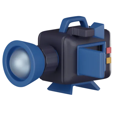 Caméra de cinéma  3D Icon