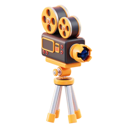 Câmera cinematográfica  3D Icon