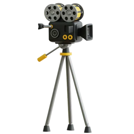 Câmera cinematográfica  3D Icon