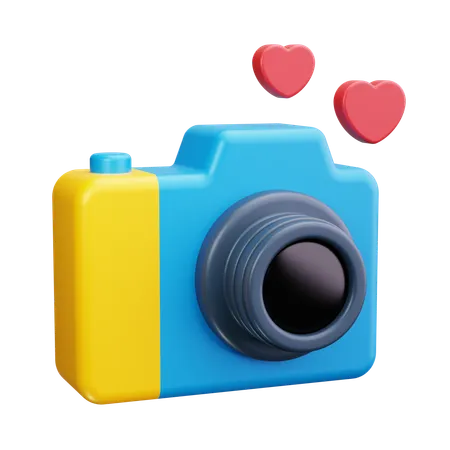 Appareil photo de mariage  3D Icon