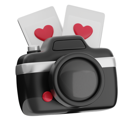 Appareil photo de mariage  3D Icon