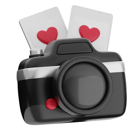 Appareil photo de mariage  3D Icon