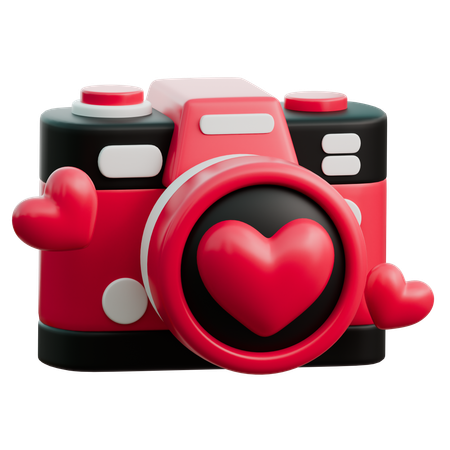 Appareil photo de mariage  3D Icon