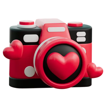 Appareil photo de mariage  3D Icon