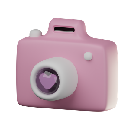 Appareil photo de mariage  3D Icon